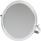 Зеркало настольное в прозрачной оправе на металлической подставке Dewal Beauty 165*163*10 мм