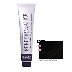 4,1 Крем-краска перманентная шатен пепельный Ollin Performance Ollin Professional 60 мл