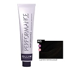 4,1 Крем-краска перманентная шатен пепельный Ollin Performance Ollin Professional 60 мл