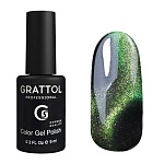 Гель-лак GRATTOL COLOR GEL POLISH 9D CAT EYE 9 мл GT9D  № 01 