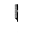 Расческа парикмахерская с металлическим хвостиком Carbon fiber Studio Kapous Professional 231*27 мм