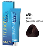 4,65 Крем-краска шатен фиолетово-красный дикая вишня Princess Essex Estel Professional 60 мл