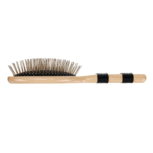 Щетка для животных с ручкой металлические штифты Dewal Pro Grooming