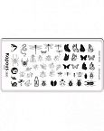 Пластина для стемпинга Crazy story Animal world Kapous Nails