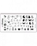 Пластина для стемпинга Crazy story Animal world Kapous Nails
