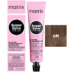 Краситель для волос безаммиачный 6N темный блондин Matrix Super Sync Pre-Bonded 90 мл