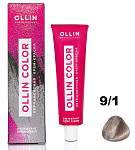 9,1 Крем-краска перманентная блондин пепельный Ollin Color Ollin Professional 100 мл