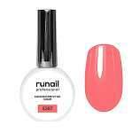 5387 УФ-гель жидкий цветной самовыравнивающийся флакон Liquid Builder UV Gel Color Runail 15 мл