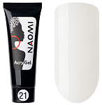 21 Полигель Молочный (мерцание) в тубе AcryGel Naomi Irisk 15 гр