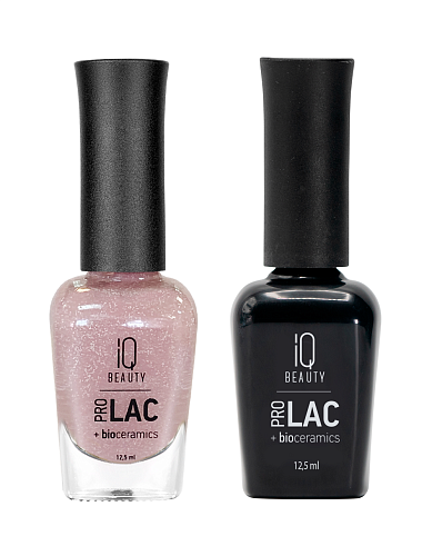 088 Лак для ногтей укрепляющий Pink Clouds Nail Polish Prolac+Bioceramics IQ Beauty 12,5 мл