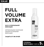 Мусс для придания экстра-объёма плотных волос супер фикс.5/6 FullVolume L'oreal Professionnel 250 мл