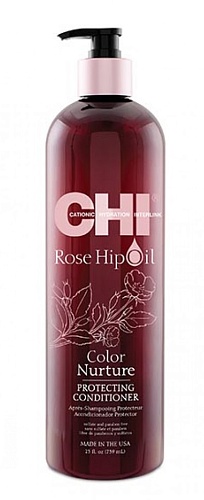 Кондиционер зашита цвета с маслом Дикой Розы CHI Rose Hip Oil Color Nurture Protecting 739 мл