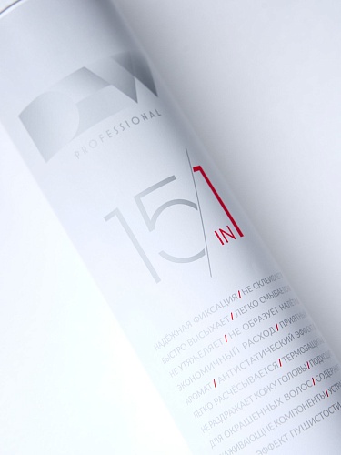 Лак для укладки волос 15в1 сверхсильная фиксация Hairspray Super Strong Hold DEW Professional 500 мл