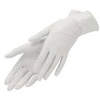 Перчатки нитриловые неопудренные, текстурир., нестерильные M белые Nitrile Hands Cle Kapous 100 шт