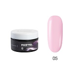 05 Гель для наращивания ногтей жесткий натуральный розовый Pastel HEMA-Free TNL 18 мл