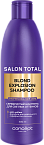 Шампунь серебристый для светлых оттенков волос Salon Total Blond Explosion 300 мл