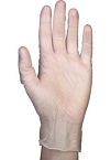 Перчатки парик/маник/косм GLOVES ВИНИЛОВЫЕ неопудрен.текстурир прозрачные 4,5 гр пара  S 100 шт