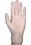 Перчатки парик/маник/косм GLOVES ВИНИЛОВЫЕ неопудрен.текстурир прозрачные 4,5 гр пара  S 100 шт