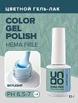 2414 Гель-лак для ногтей Небесный - SkyLight Hema Free Uno 10 гр