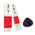 5,26 Крем-краска для волос перманентная Color Yellow 100 мл