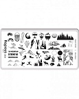 Пластина для стемпинга Crazy story Mountains Kapous Nails