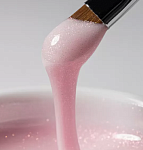 9826 Гель моделирующий УФ с шиммером Builder UV Gel Aurora Shine Runail 15 гр