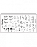 Пластина для стемпинга Crazy story Flower 6 Kapous Nails