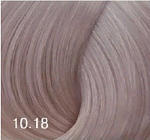 10,18 Крем-краска для волос светлый блондин пепельно-жемчужный Expert Color Bouticle 100 мл