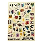 409W Слайдеры для дизайна ногтей Цветной Miw Nails 2 гр