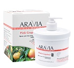 Крем для тела увлажняющий лифтинговый Pink Grapefruit Aravia Organic 550 мл