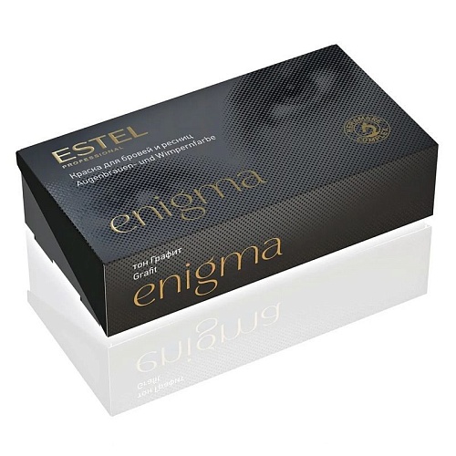 Краска для бровей и ресниц графит Enigma Estel Professional 20 мл