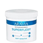 Паста сахарная для шугаринга в банке средне-мягкая Soft Sensitive Superflexy Aravia 750 гр