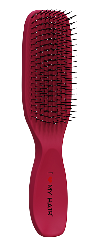 Щетка парикмахерская Spider Soft 1501 маджента матовая размер M I love my hair