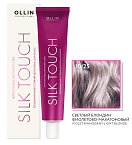 10,25 Краска безаммиачная светлый блондин фиолетово-махагоновый Silk Touch Ollin Professional 60 мл