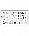 Пластина для стемпинга Crazy story Animal world Kapous Nails