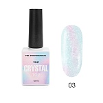 03 Топ для гель-лака 2в1 зелено-перламутровый Crystal Top TNL 10 мл
