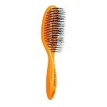 Щетка парикмахерская Spider Classic 1502 оранжевая глянцевая размер L I love my hair
