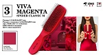 Щетка парикмахерская Spider 1501 маджента глянцевая размер M I love my hair