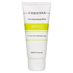 Маска для лица жирной и комбинированной кожи яблочная красота Sea Herbal BeautyApple Christina 60 мл