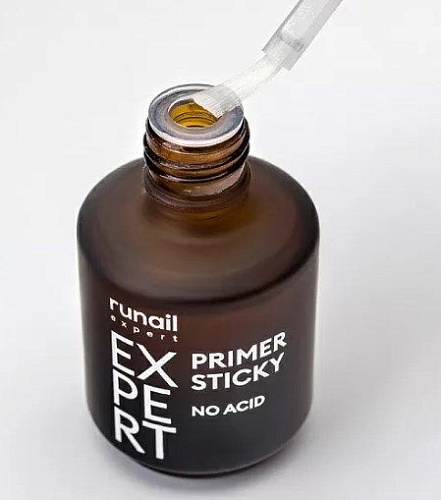 Праймер для ногтей бескислотный с липким слоем Primer Sticky Runail Expert 15 мл