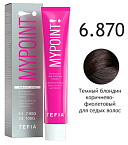 6,870 Крем-краска для седых волос темный блонд коричнево-фиолет MyPoint Special Grey Tefia 60 мл