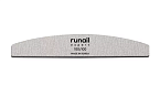 Пилка полукруглая для искусственных ногтей 100/100 грит Runail Expert