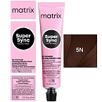 5N Крем-краска для волос светлый шатен Super Sync Pre-Bonded Matrix 90 мл