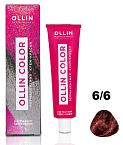 6,6 Крем-краска перманентная темно-русый красный Ollin Color Ollin Professional 100 мл