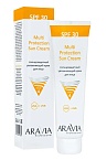 Крем для лица SPF-30 солнцезащитный увлажняющий Multi Protection Sun Aravia 100 мл