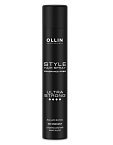Лак для укладки волос ультрасильной фиксации без отдушки Ollin Professional 400 мл