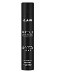 Лак для укладки волос ультрасильной фиксации без отдушки Ollin Professional 400 мл