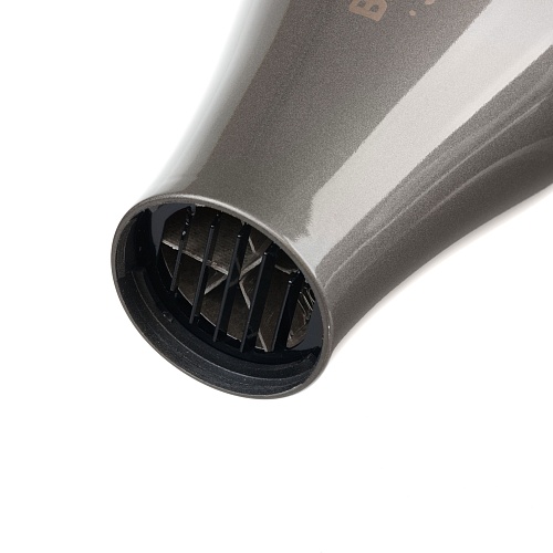 Фен для волос Barber Style Compact ионизация 2 насадки 2200 Вт темная сталь BLDC мотор Dewal Pro
