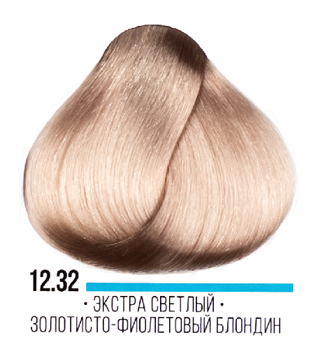 12,32 Крем-краска стойкая экстра светлый блондин золотисто-фиолетовый ААА Kaaral 100 мл