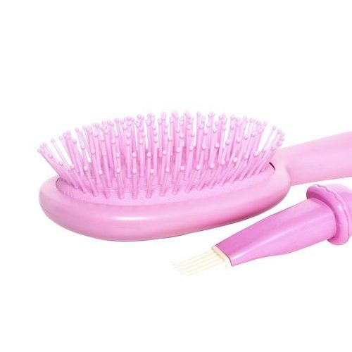 Расческа массажная для волос Розовая Милый Мишка Massage Hair Brush Solomeya